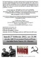 IN RICORDO DI  SPARTACO LAVAGNINI luned? 27 febbraio 2012 - Ass. Amicizia Italia Cuba FI