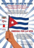 Accendiamo la luce su CUBA - 8 novembre ore 17.30 circolo San Niccolò - Ass. Amicizia Italia Cuba FI