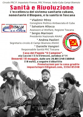 Sanità e Rivoluzione, tra Cuba e Toscana - Ass. Amicizia Italia Cuba FI