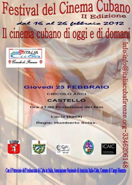Serata Cinema Casa del popolo CASTELLO - Ass. Amicizia Italia Cuba FI