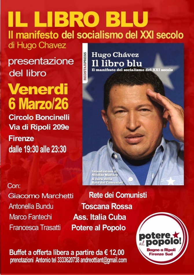 Il libro blu - circolo Boncinelli 6 marzo 2026 - Ass. Amicizia Italia Cuba FI